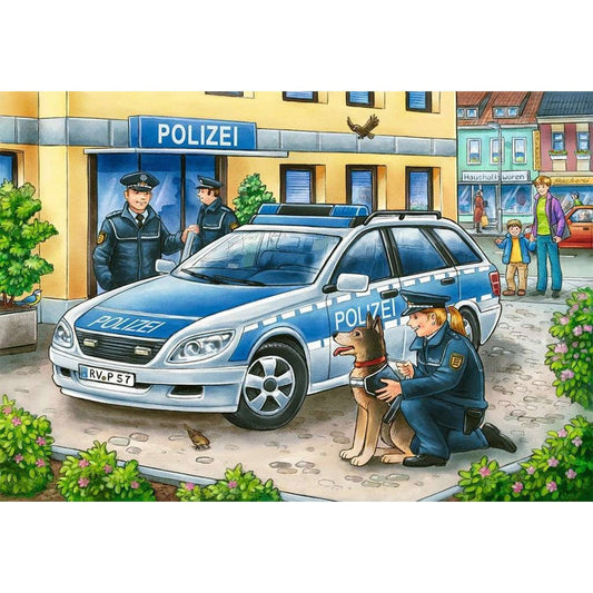 Ravensburger 2x12pc Police and Firefighters Puzzle