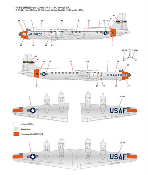 1/144 Douglas C-118 Liftmaster USAF