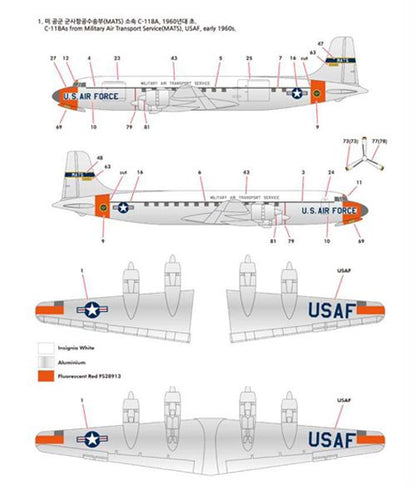 1/144 Douglas C-118 Liftmaster USAF