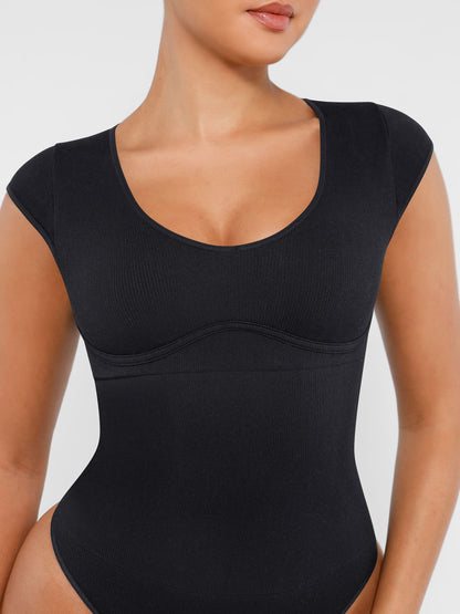 Willluxe Bodysuit Tummy Control Shapewear Body Shaper Jumpsuit Top Going Out Shirt