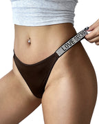 Willluxe® SparkleGlam – Rhinestone Embellished Sparkle Thong