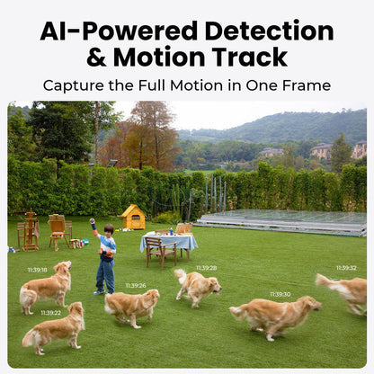 Reolink Dual-Lens 16MP UHD PoE IK10 Camera Motion Track Outdoor