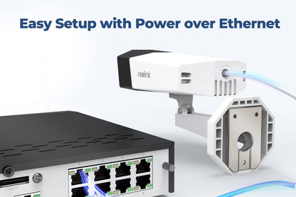 Reolink 4K Dual-Lens PoE  Person/Vehicle/Animal Detection Outdoor Camera Security