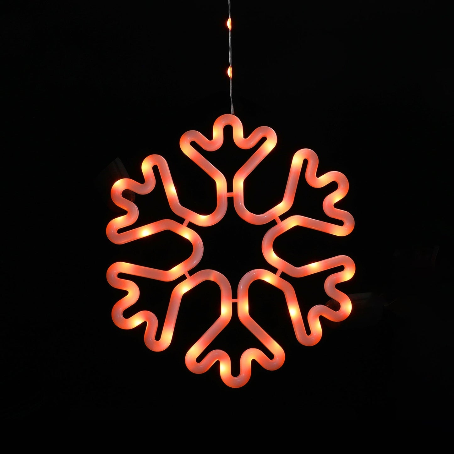 Lexi Lighting RGB Snowflake Window Display - Battery Operate