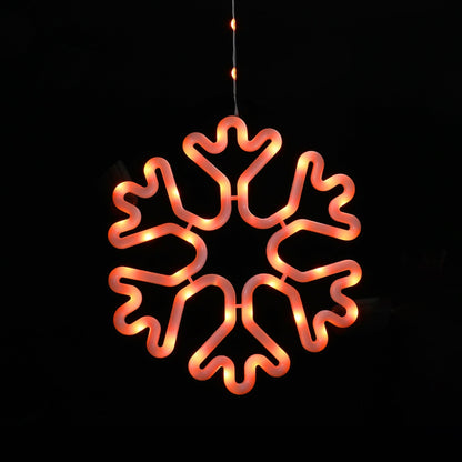 Lexi Lighting RGB Snowflake Window Display - Battery Operate