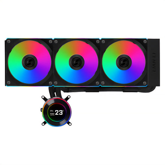 Lian Li Hydroshift II LCD-C 360CL 360mm RGB AIO CPU Cooler (Black)