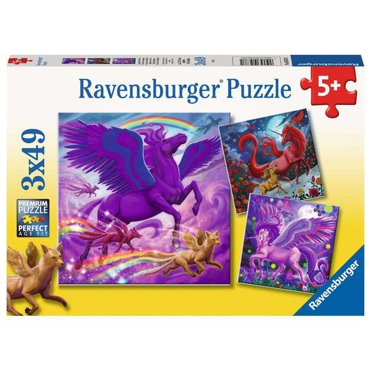 Ravensburger 3x49pc Mythical Majesty Jigsaw Puzzle