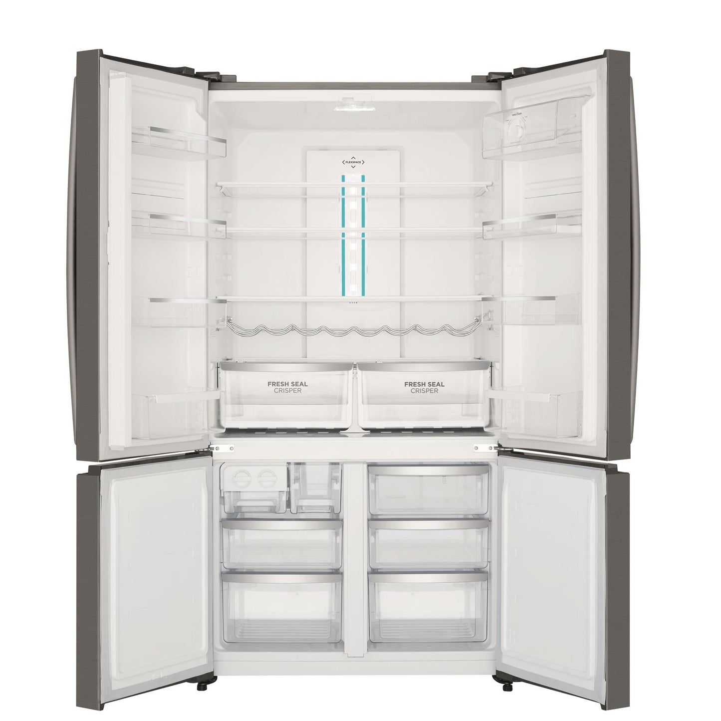 Westinghouse WQE6000BB 541L French Door Fridge (Dark Stainless Steel)