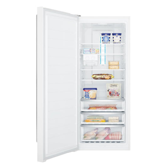 Westinghouse WFB4204WC 388L Upright Freezer (White) [Left]