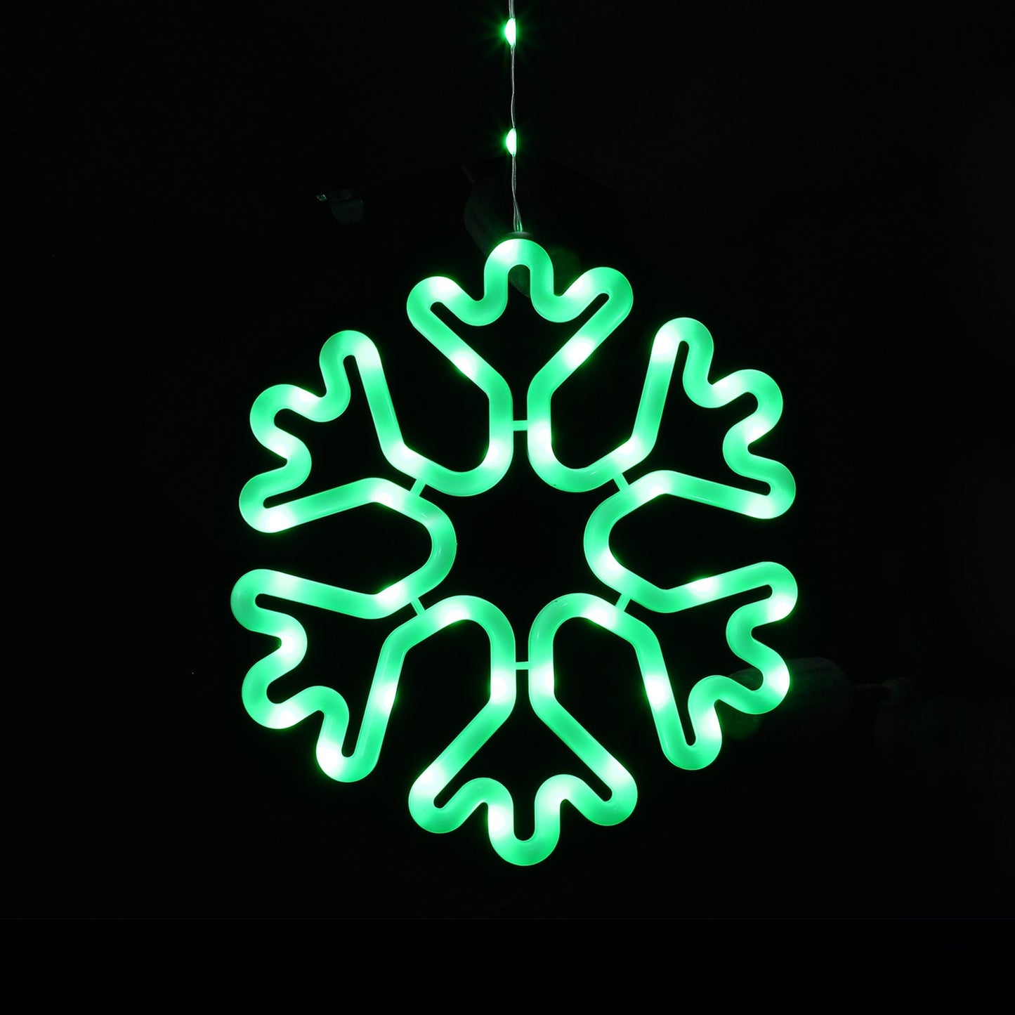 Lexi Lighting RGB Snowflake Window Display - Battery Operate