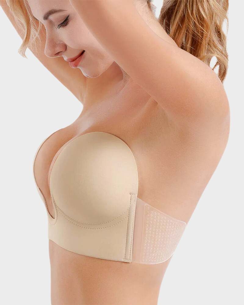 Strapless Push-Up Plunge Bra