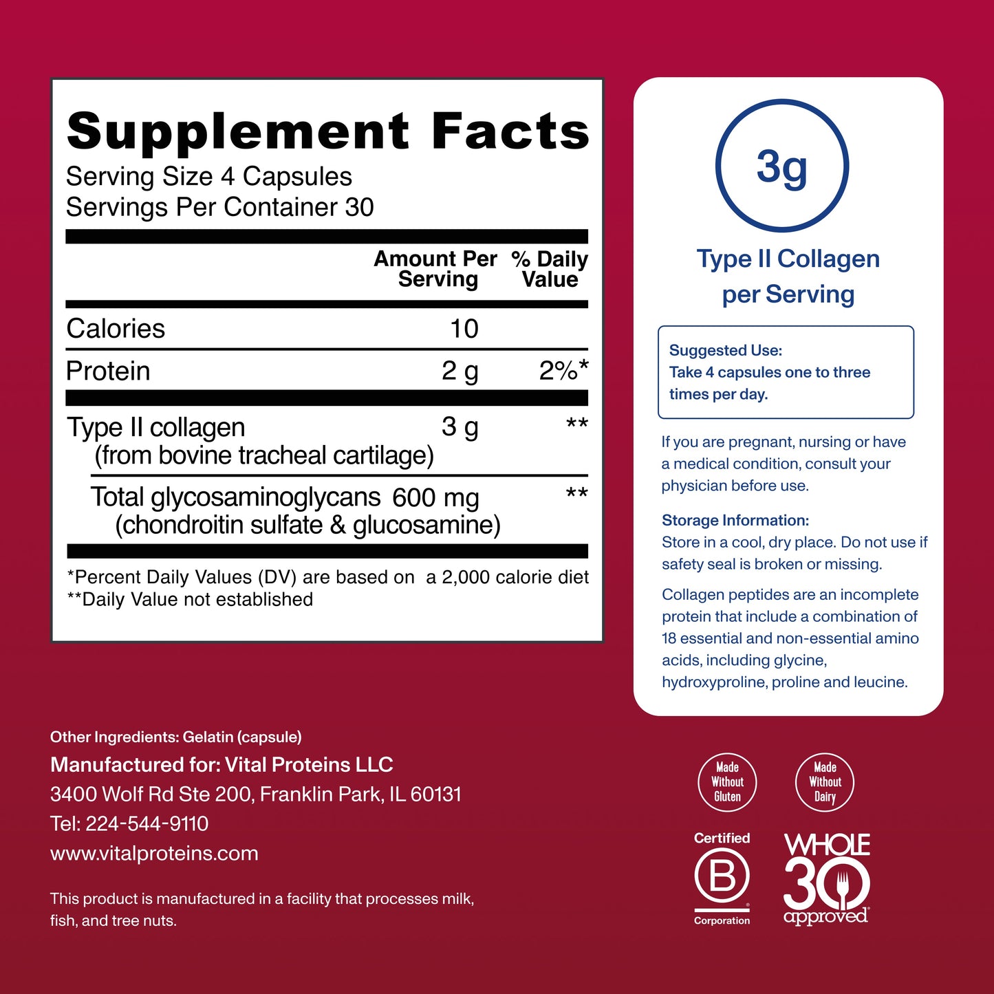 Cartilage Collagen - Capsules