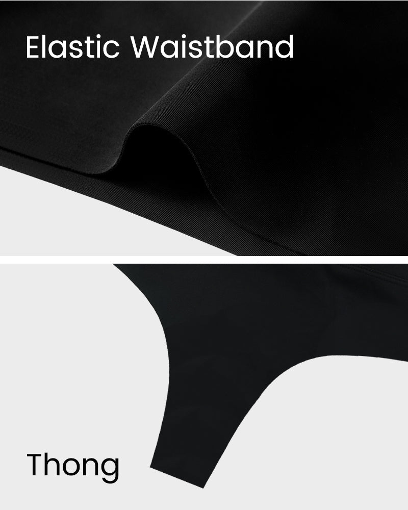 High-Rise Seamless Thong Panty(3 Pack)