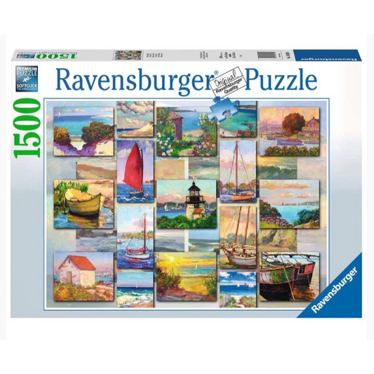 Ravensburger 1500pc Coastal Collage Puzzle