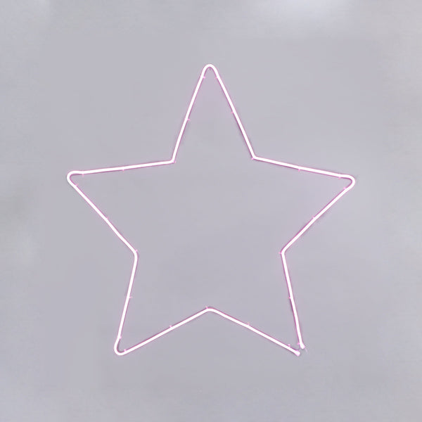 Lexi Lighting Neon Star Sign - Small Pink
