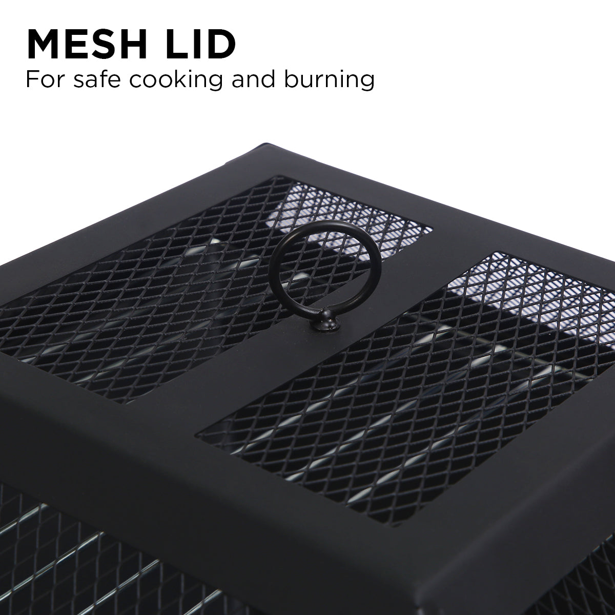 Wallaroo Portable 2-in-1 Outdoor Fire Pit with Cover for BBQ & Camping