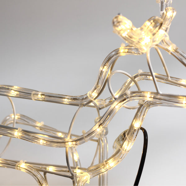 Lexi Lighting 3D Illuminated LED Reindeer Family With Motor - Warm White