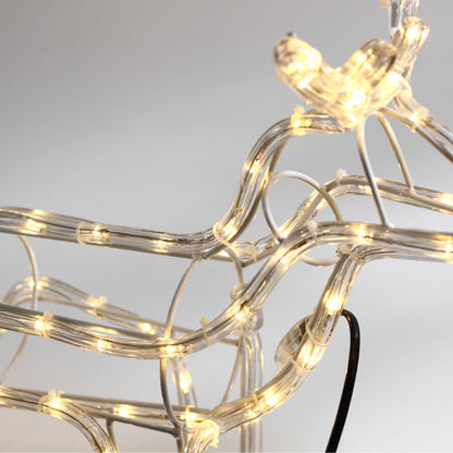 Lexi Lighting 3D Illuminated LED Reindeer Family With Motor - Warm White