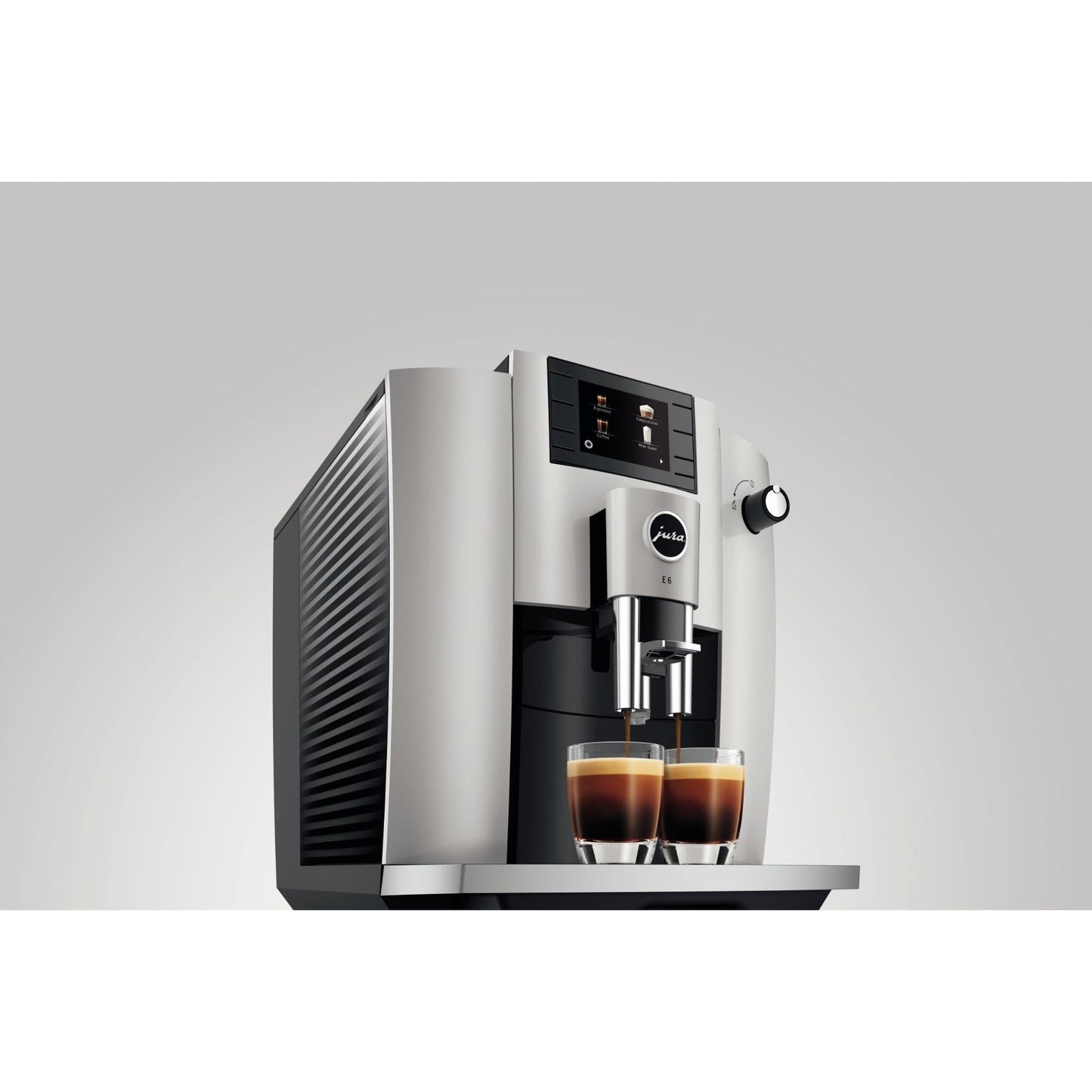 Jura E6 Automatic Coffee Machine (Platinum)