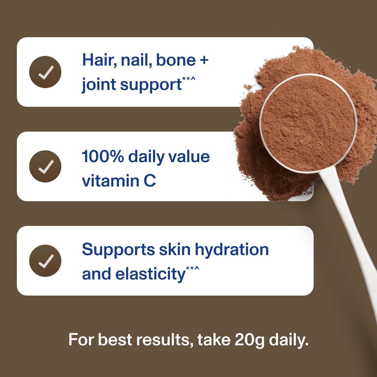 Chocolate Collagen Peptides Advanced - with Hyaluronic Acid & Vitamin C