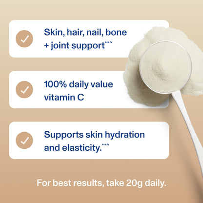 Vanilla Collagen Peptides Advanced - with Hyaluronic Acid & Vitamin C