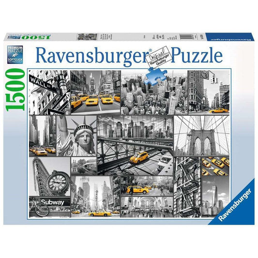 Ravensburger 1500pc New York Cabs Puzzle