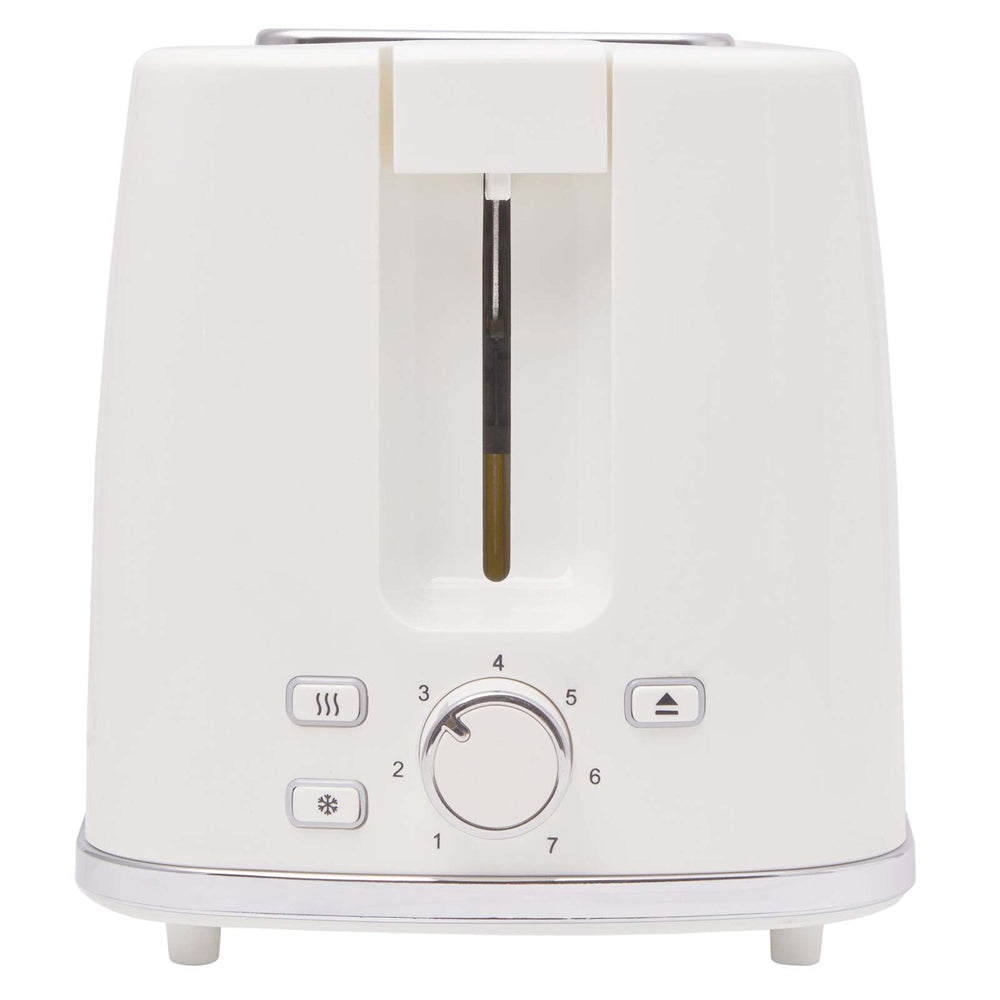 Westinghouse Electric Tea/Coffee Water Kettle 1.7L & 2 Slice Toaster (White Set)