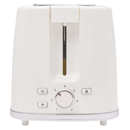 Westinghouse Electric Tea/Coffee Water Kettle 1.7L & 2 Slice Toaster (White Set)