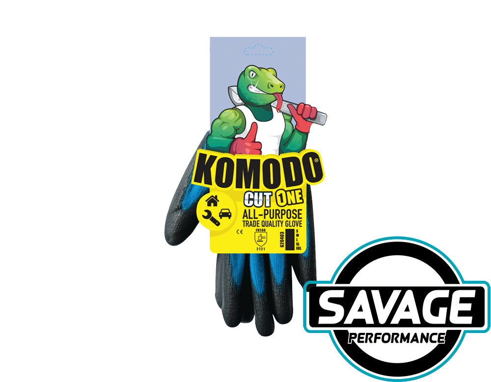 KOMODO Heavy Duty Gripster Gloves - Size Small