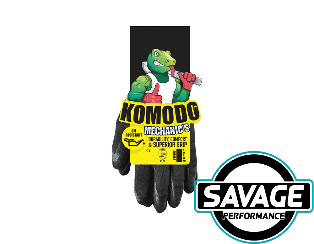 KOMODO Mechanic's Gloves - Size Medium