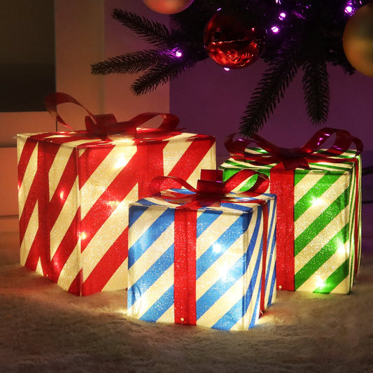Lexi Lighting Lit Up Giftbox - Stripes