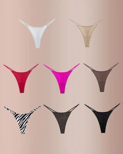 WILLLUXE® ForLove – Animal Print Thin Strap Thong