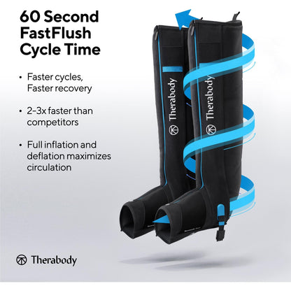 Therabody RecoveryAir JetBoots Compression Leg Massager[Small]