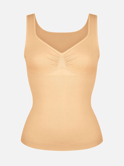 Willluxe Bust Support Waist and Abdomen Control Shape  Wide Straps Tank Top