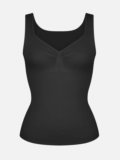 Willluxe Bust Support Waist and Abdomen Control Shape  Wide Straps Tank Top