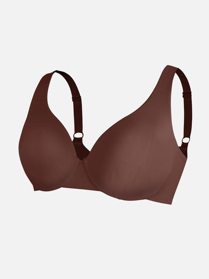 Willluxe Underwire Adjustable Deep V-neck Bra