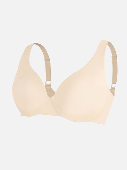Willluxe Underwire Adjustable Deep V-neck Bra