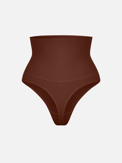 Willluxe Mid-Waisted Thong Tummy Control Shaper Panties