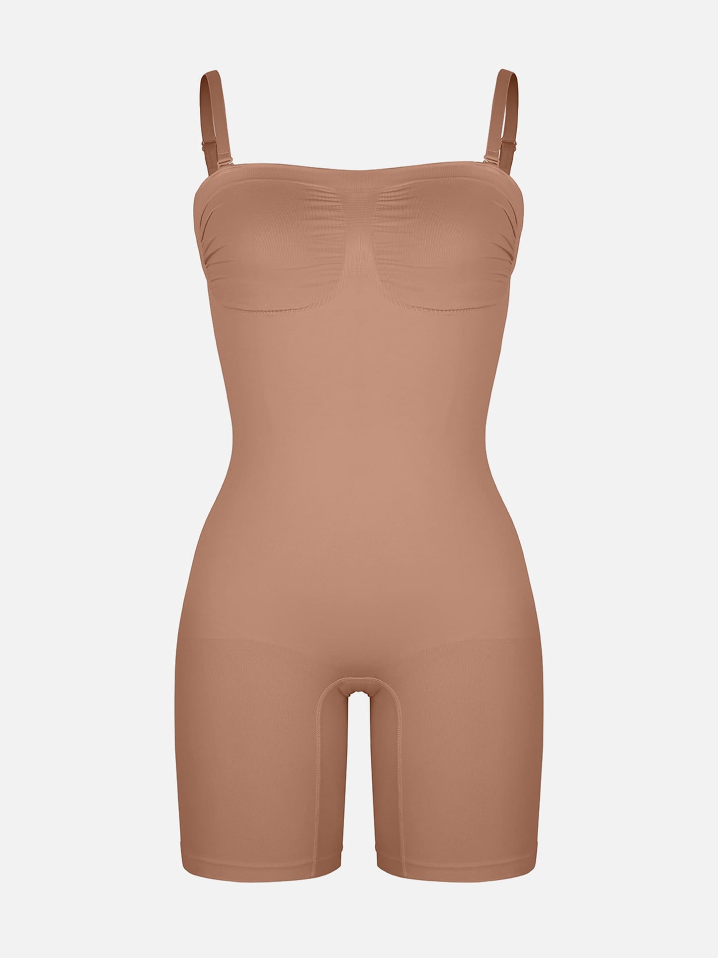 Willluxe Strapless Seamless Bodysuit with Removable Straps