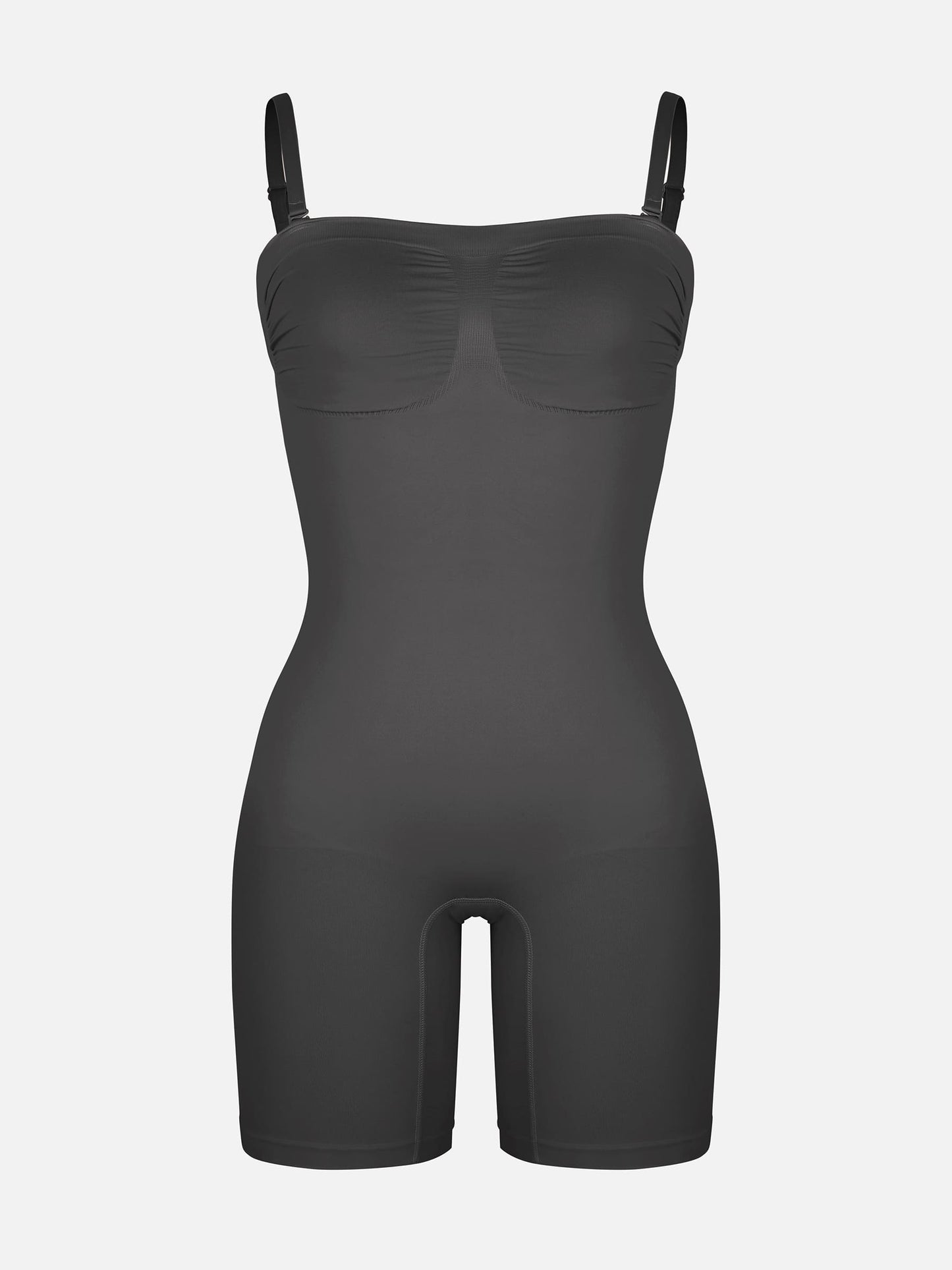 Willluxe Seamless Strapless Bodysuit with Removable Straps