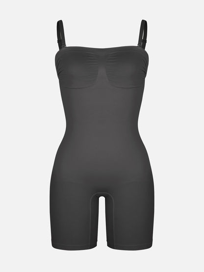 Willluxe Seamless Strapless Bodysuit with Removable Straps