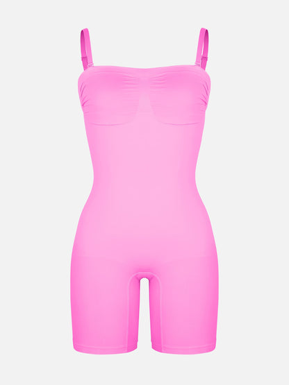 Willluxe Strapless Seamless Bodysuit with Removable Straps