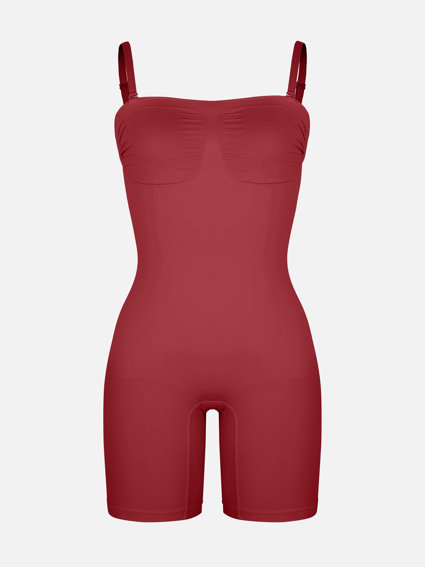 Willluxe Strapless Seamless Bodysuit with Removable Straps