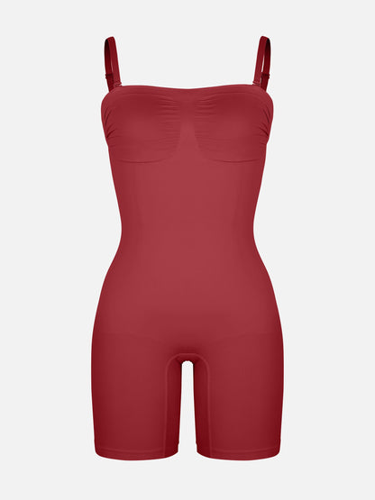 Willluxe Strapless Seamless Bodysuit with Removable Straps