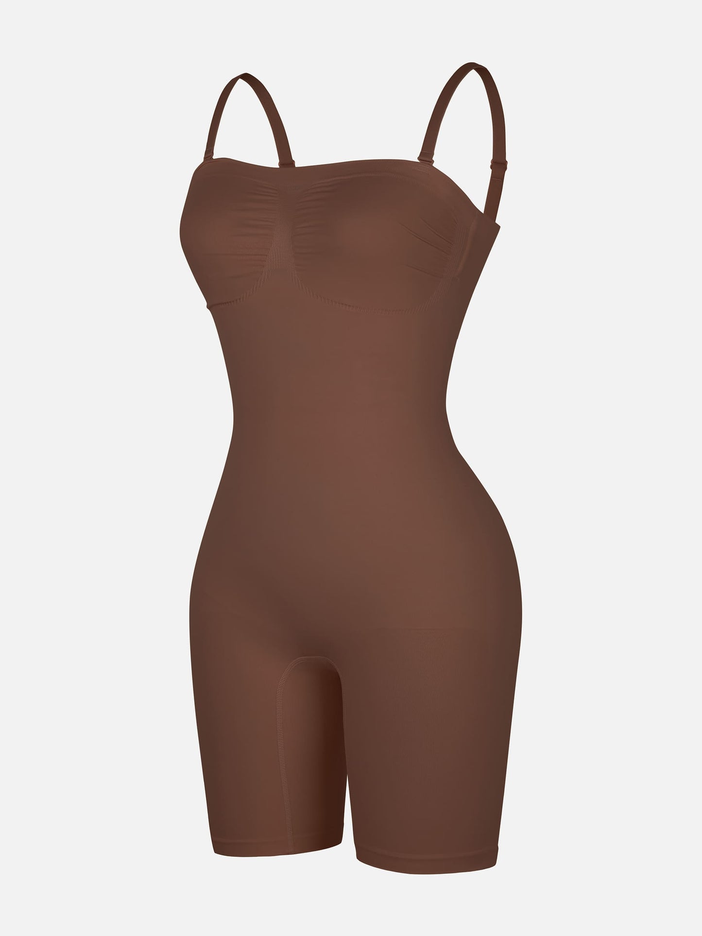 Willluxe Seamless Strapless Bodysuit with Removable Straps