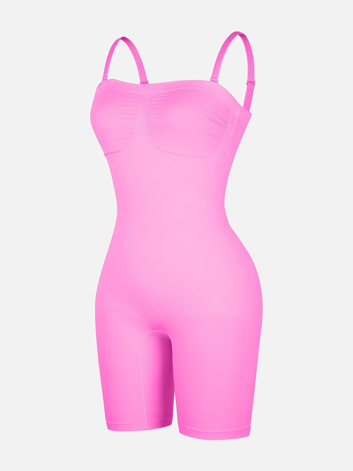 Willluxe Seamless Strapless Bodysuit with Removable Straps