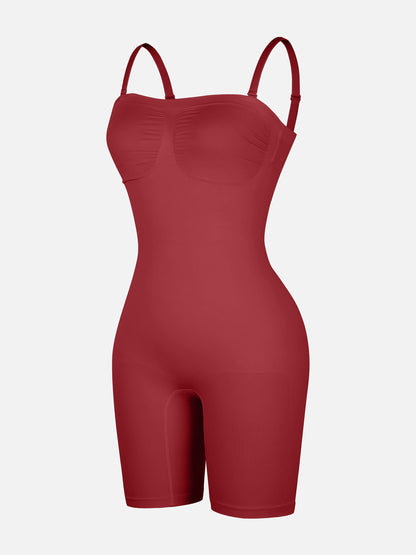 Willluxe Seamless Strapless Bodysuit with Removable Straps
