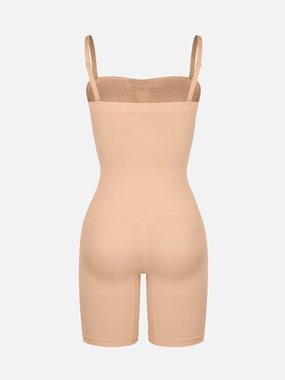 Willluxe Strapless Seamless Bodysuit with Removable Straps