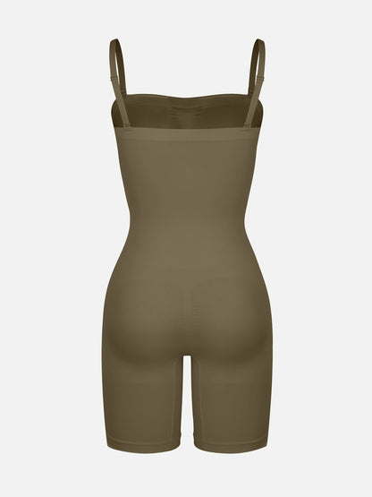 Willluxe Strapless Seamless Bodysuit with Removable Straps