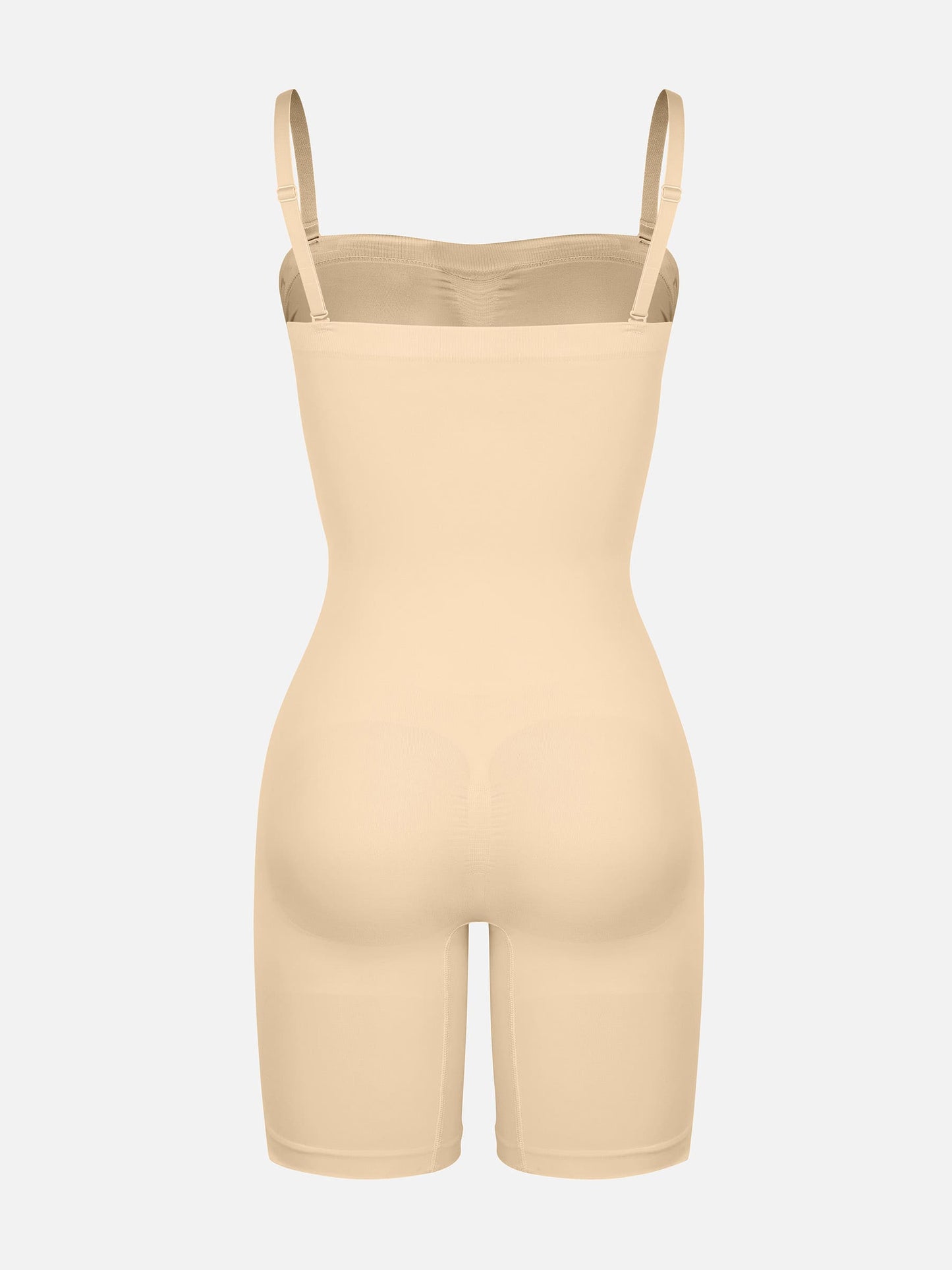 Willluxe Strapless Seamless Bodysuit with Removable Straps